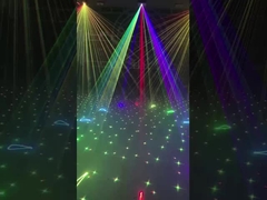 Luce laser di animazione RGB 5W con luci ILDA Disco e controllo DMX