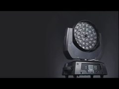 DMX512/Master-Slave/Suono/Controllo automatico Testa mobile Zoom Wash 36X10W/15W RGBW 4in1