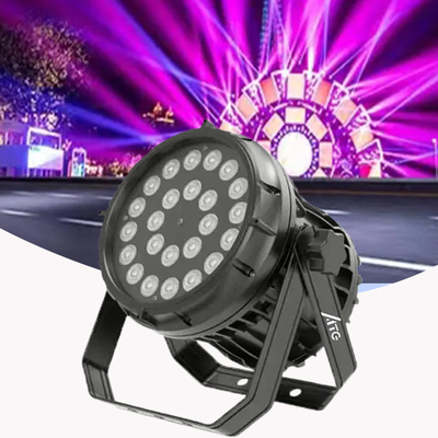 Full Color 6In1 Plastic LED PAR Light 7500K per illuminazione esterna