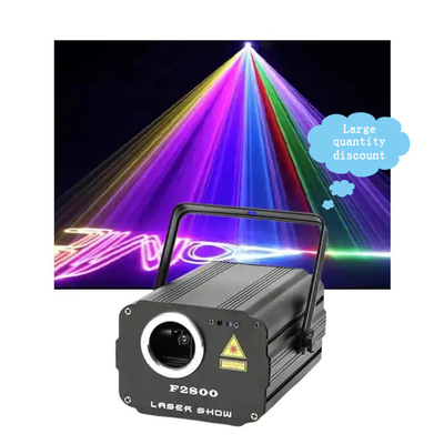 Animazione RGB luci laser 1800mw 1.8w DMX512 Controllo per il palco del matrimonio