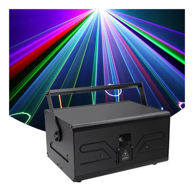 10W Full Color RGB Laser Light TUV Certificato per spettacolo di palcoscenico DJ Disco Natale